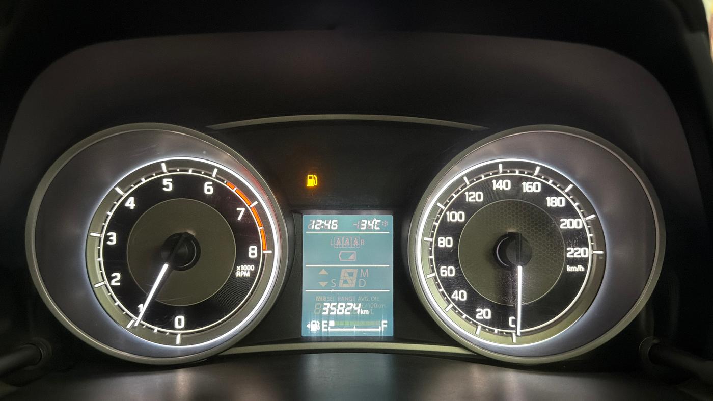 2017 Maruti Dzire ZXI PLUS, Petrol, Manual, 35,814 km, Odometer Image