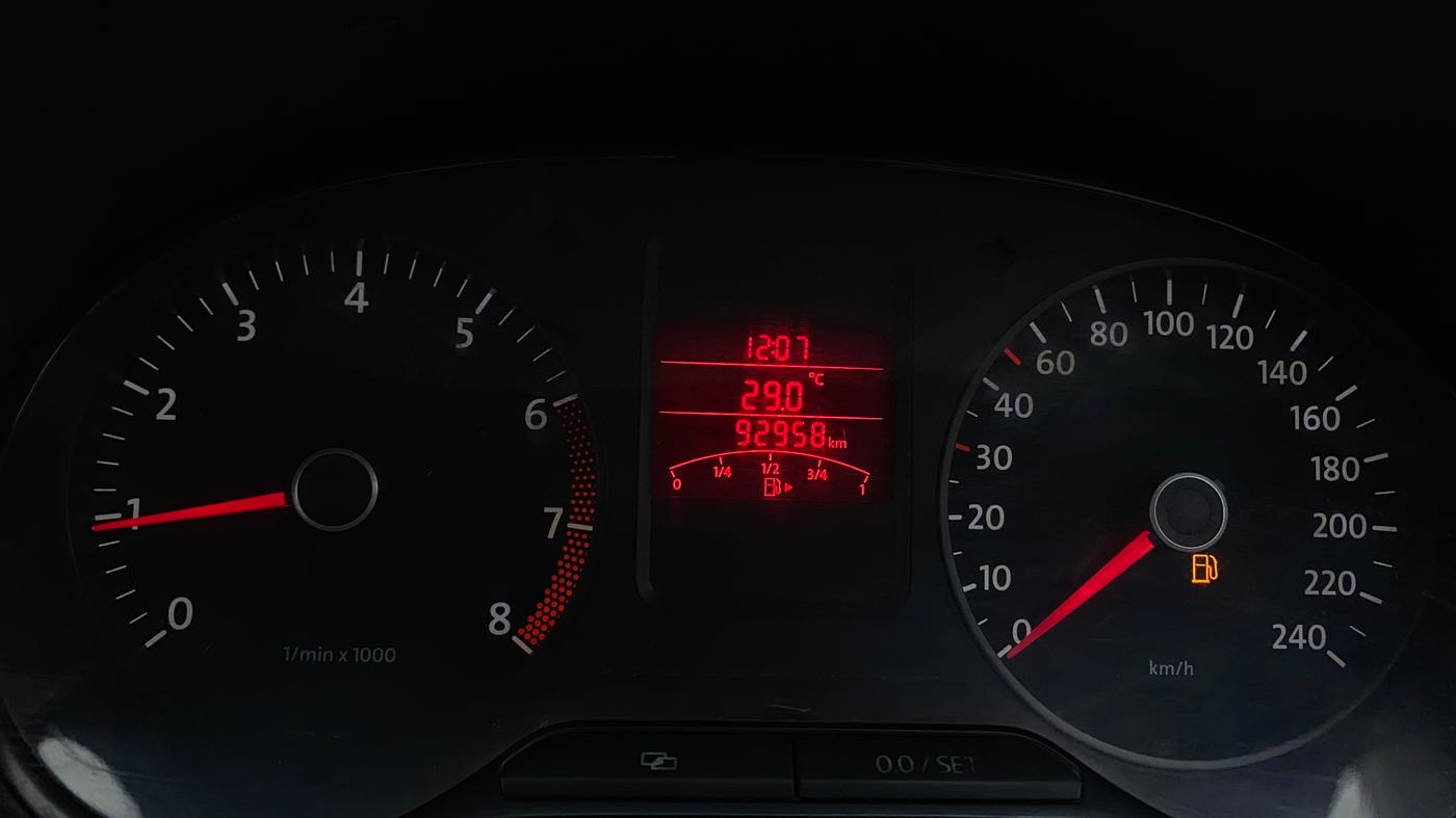 2013 Volkswagen Polo TRENDLINE 1.2L PETROL, Petrol, Manual, 93,033 km, Odometer Image
