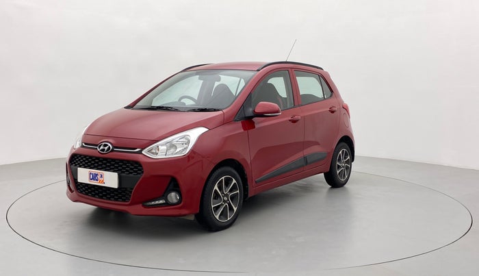 2017 Hyundai Grand i10 SPORTZ (O) 1.2 AT VTVT, Petrol, Automatic, 52,694 km, Left Front Diagonal