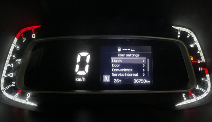 2020 KIA SONET HTK PLUS 1.0 IMT, Petrol, Manual, 36,750 km, Odometer Image