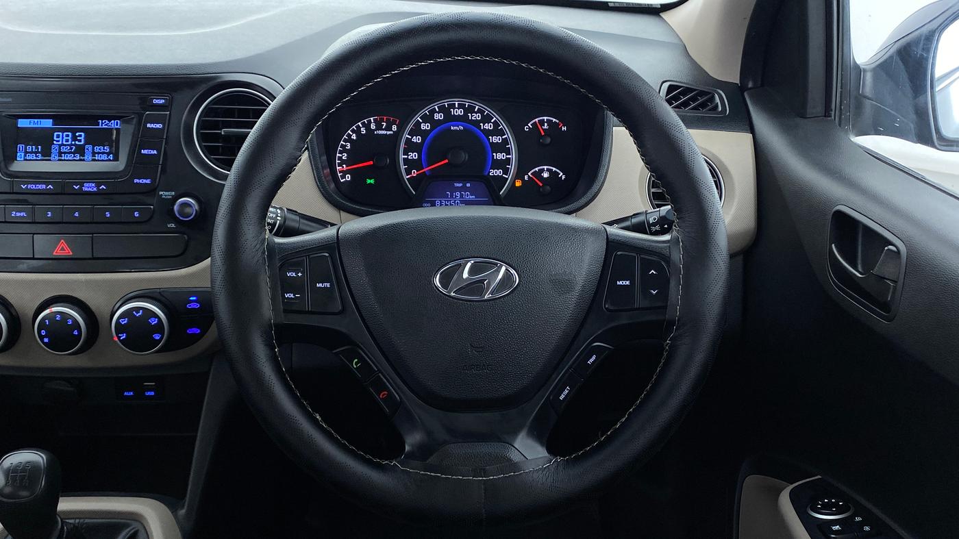 2019 Hyundai Grand i10 MAGNA 1.2 KAPPA VTVT, Petrol, Manual, 83,450 km, Steering Wheel Close Up