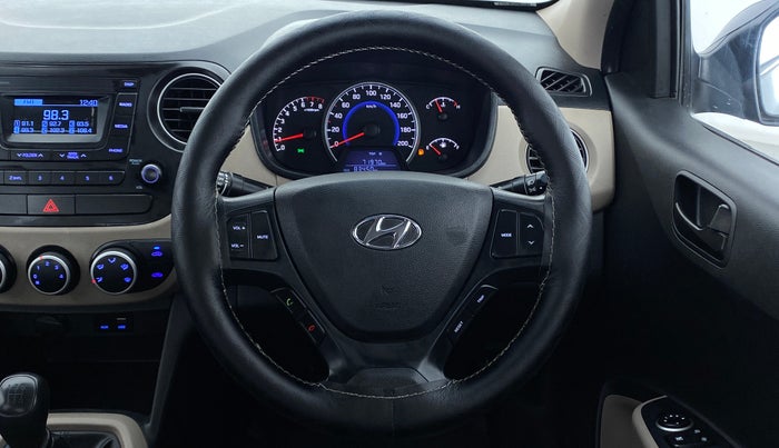 2019 Hyundai Grand i10 MAGNA 1.2 KAPPA VTVT, Petrol, Manual, 83,450 km, Steering Wheel Close Up
