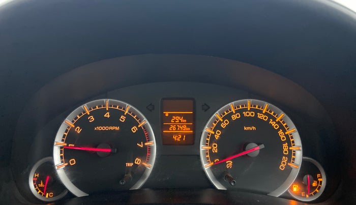 2012 Maruti Swift VXI, Petrol, Manual, 26,749 km, Odometer Image