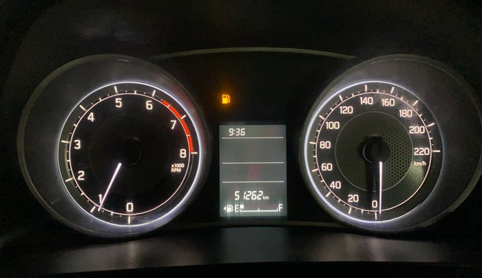 2017 Maruti Dzire VXI, Petrol, Manual, 51,253 km, Odometer Image