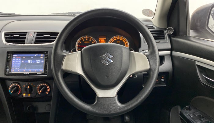 2012 Maruti Swift VXI, Petrol, Manual, 60,606 km, Steering Wheel Close Up