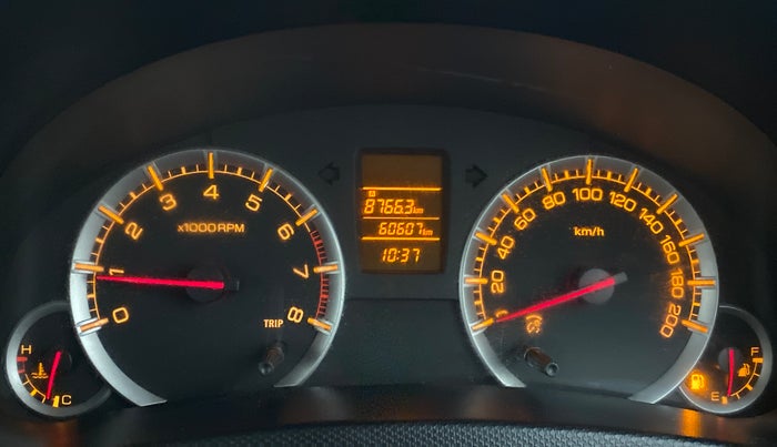2012 Maruti Swift VXI, Petrol, Manual, 60,606 km, Odometer Image