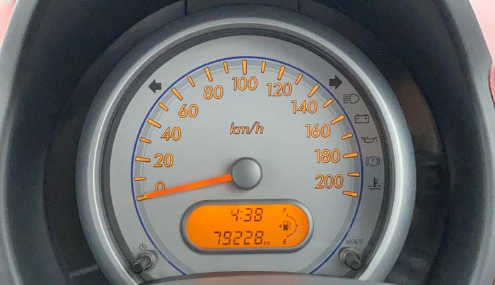 2014 Maruti Ritz ZXI, Petrol, Manual, 79,300 km, Odometer Image