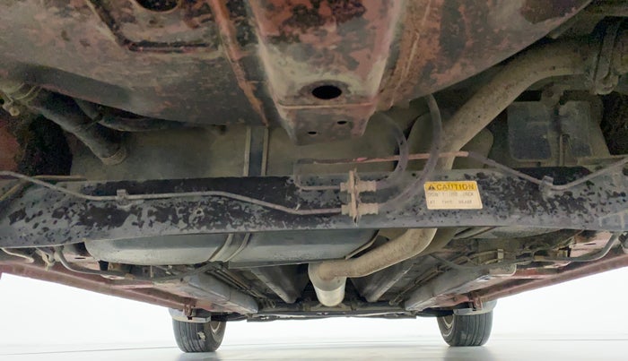 2014 Maruti Ritz ZXI, Petrol, Manual, 79,300 km, Rear Underbody