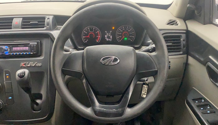 2016 Mahindra Kuv100 K4 PLUS D 6 STR, Diesel, Manual, 97,747 km, Steering Wheel Close Up