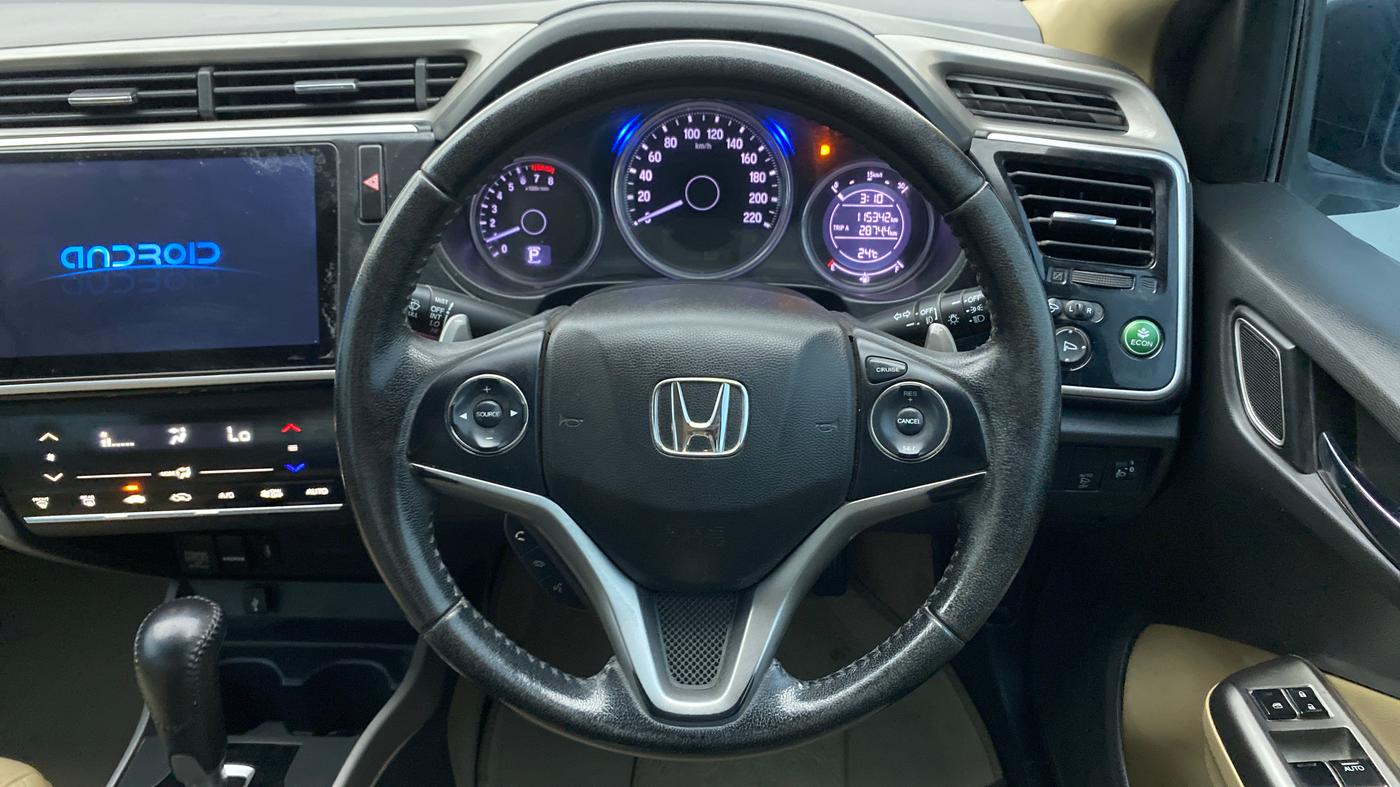 2017 Honda City 1.5L I-VTEC VX CVT, Petrol, Automatic, 1,15,627 km, Steering Wheel Close Up