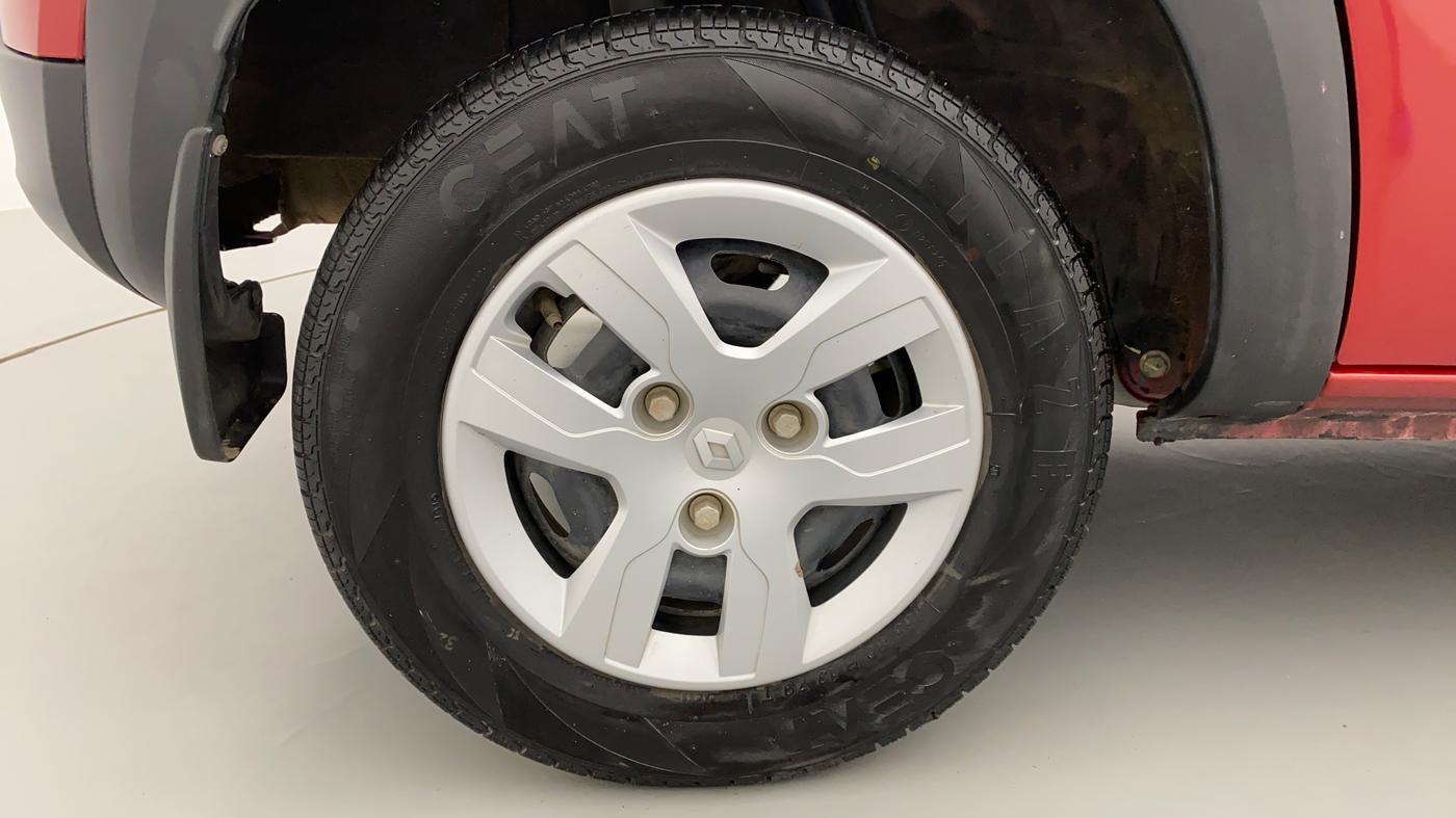 2019 Renault Kwid 1.0 RXT Opt, Petrol, Manual, 12,936 km, Left Rear Wheel