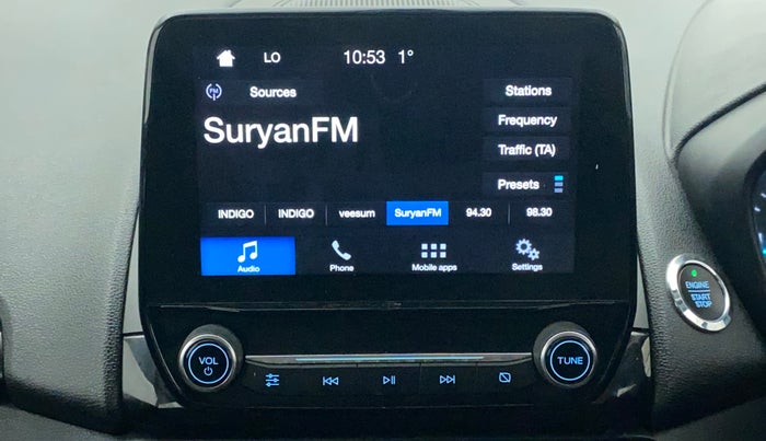 2018 Ford Ecosport TITANIUM 1.5L DIESEL, Diesel, Manual, 31,801 km, Infotainment System