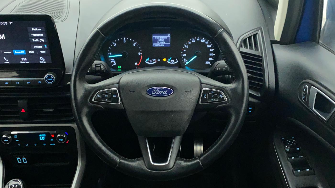 2018 Ford Ecosport TITANIUM 1.5L DIESEL, Diesel, Manual, 31,801 km, Steering Wheel Close Up