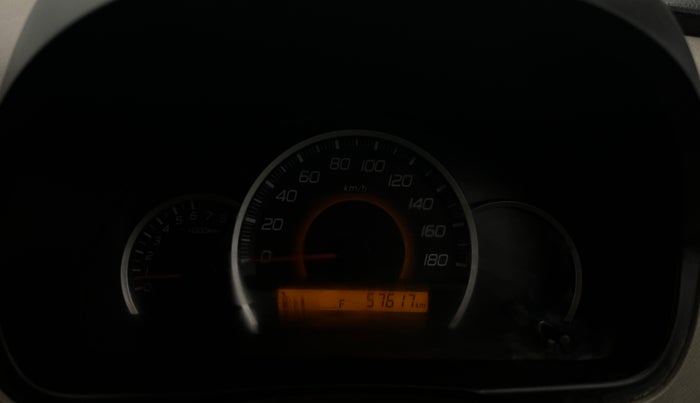 2016 Maruti Wagon R 1.0 VXI, Petrol, Manual, 57,591 km, Odometer Image