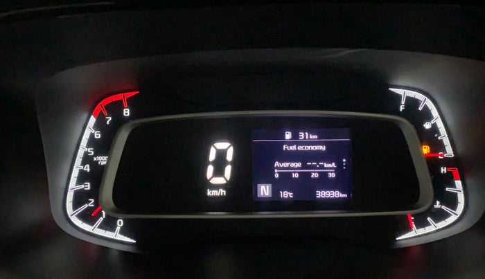 2021 KIA SONET HTX 1.0 IMT, Petrol, Manual, 38,938 km, Odometer Image