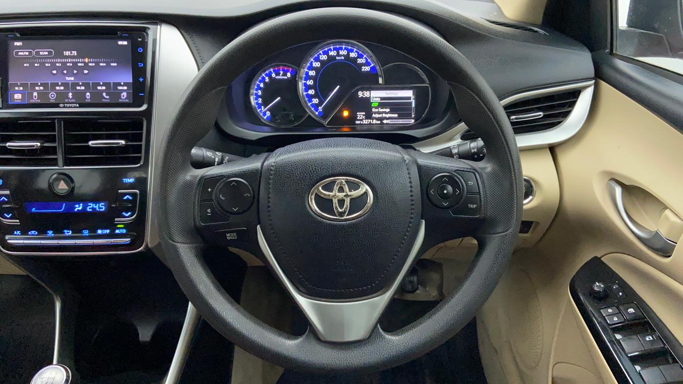 2018 Toyota YARIS G MT, Petrol, Manual, 29,591 km, Steering Wheel Close Up