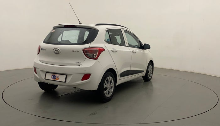 2015 Hyundai Grand i10 SPORTZ 1.2 KAPPA VTVT, Petrol, Manual, 33,395 km, Right Back Diagonal