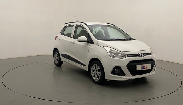 2015 Hyundai Grand i10 SPORTZ 1.2 KAPPA VTVT, Petrol, Manual, 33,395 km, Right Front Diagonal