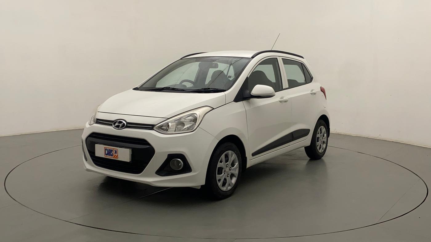 2015 Hyundai Grand i10 SPORTZ 1.2 KAPPA VTVT, Petrol, Manual, 33,395 km, Left Front Diagonal