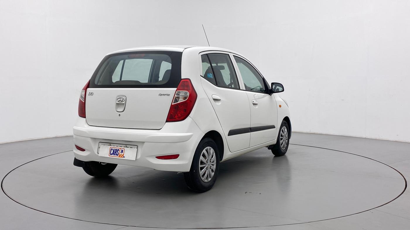 2015 Hyundai i10 SPORTZ 1.1 IRDE2, Petrol, Manual, 37,085 km, Right Back Diagonal