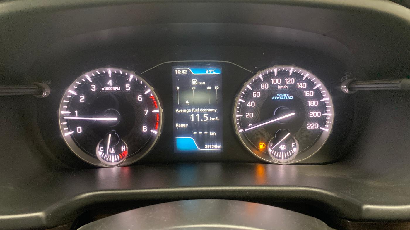2023 Maruti BREZZA ZXI + SMART HYBRID DUAL TONE, Petrol, Manual, 39,742 km, Odometer Image