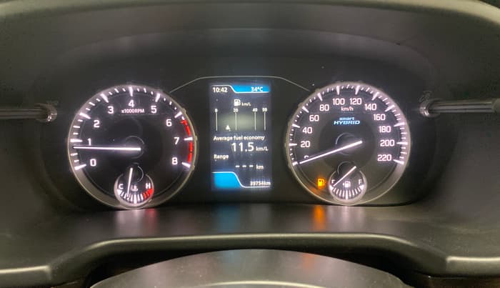 2023 Maruti BREZZA ZXI + SMART HYBRID DUAL TONE, Petrol, Manual, 39,742 km, Odometer Image