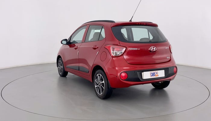 2018 Hyundai Grand i10 SPORTZ (O) 1.2 AT VTVT, Petrol, Automatic, 15,454 km, Left Back Diagonal