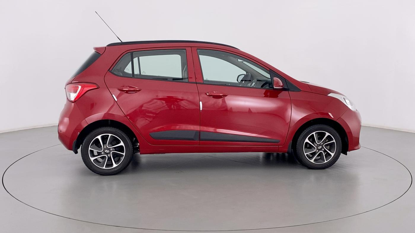 2018 Hyundai Grand i10 SPORTZ (O) 1.2 AT VTVT, Petrol, Automatic, 15,454 km, Right Side View