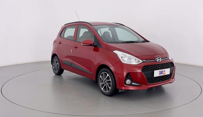 2018 Hyundai Grand i10 SPORTZ (O) 1.2 AT VTVT, Petrol, Automatic, 15,454 km, Right Front Diagonal