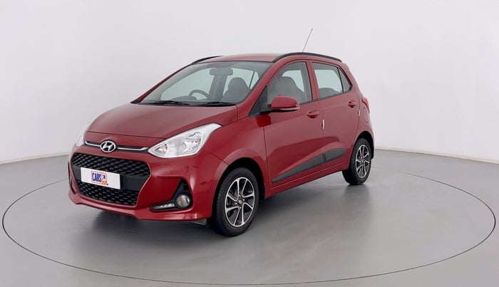 2018 Hyundai Grand i10 SPORTZ (O) 1.2 AT VTVT, Petrol, Automatic, 15,454 km, Left Front Diagonal