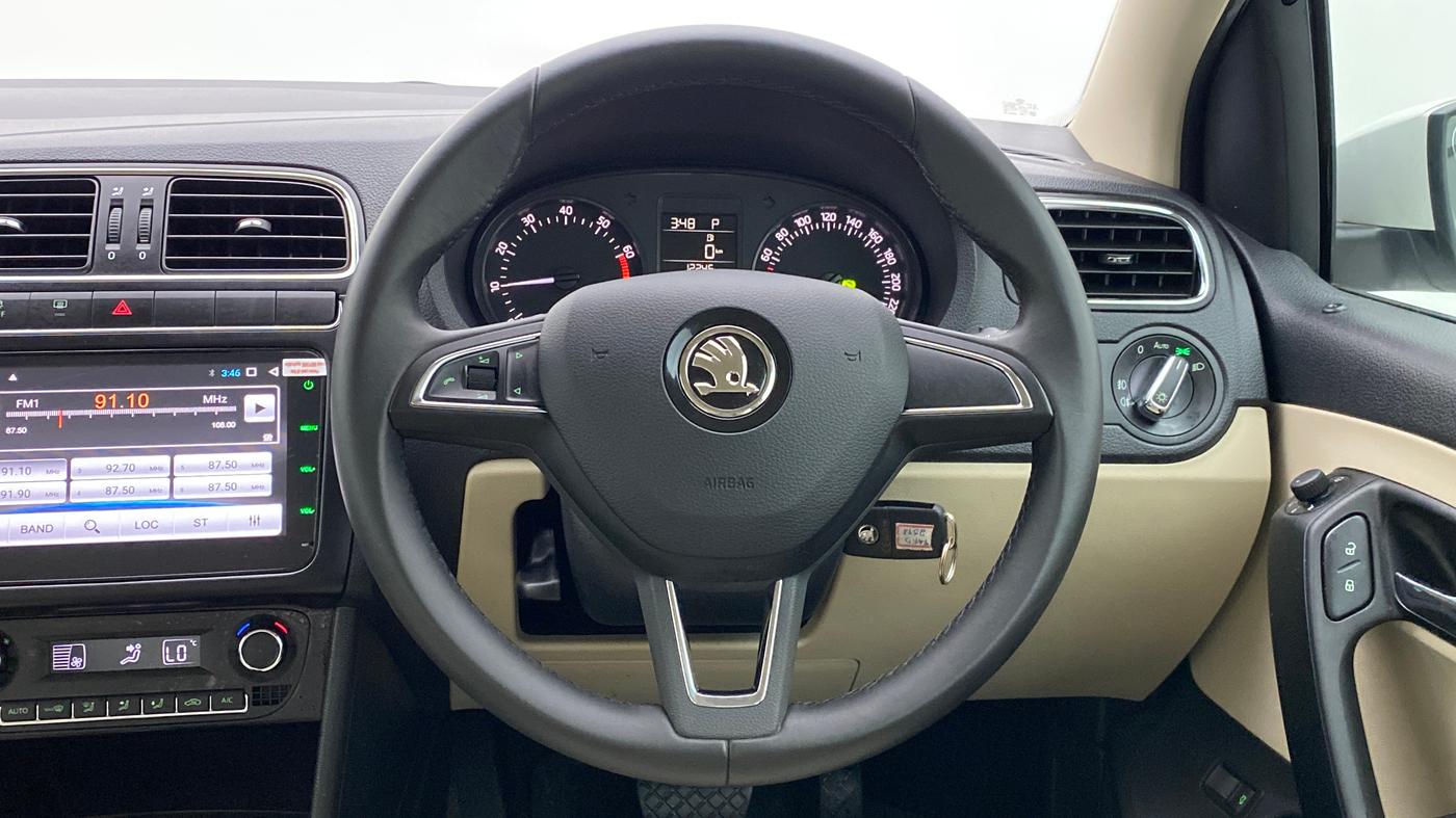 2021 Skoda Rapid STYLE 1.0 AT, Petrol, Automatic, 12,294 km, Steering Wheel Close Up