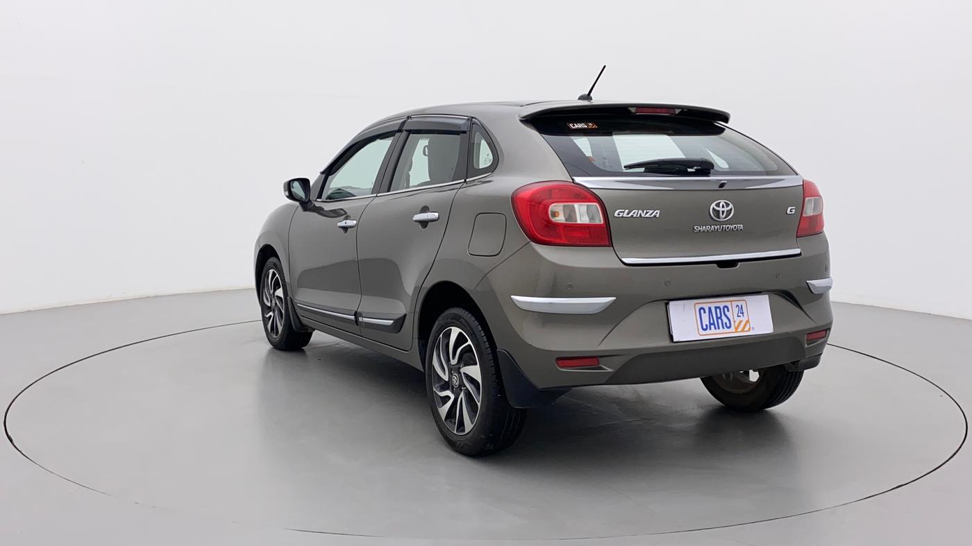 2019 Toyota Glanza G CVT, Petrol, Automatic, 25,272 km, Left Back Diagonal
