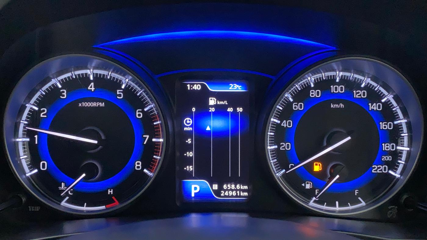 2019 Toyota Glanza G CVT, Petrol, Automatic, 25,272 km, Odometer Image