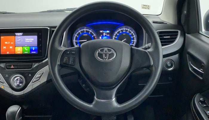 2019 Toyota Glanza G CVT, Petrol, Automatic, 25,272 km, Steering Wheel Close Up