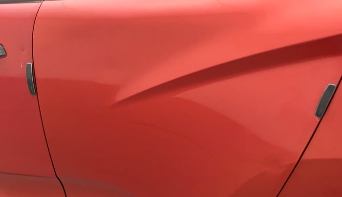 2016 Mahindra Kuv100 K2+ 6 STR, Petrol, Manual, 55,764 km, Rear left door - Slightly dented