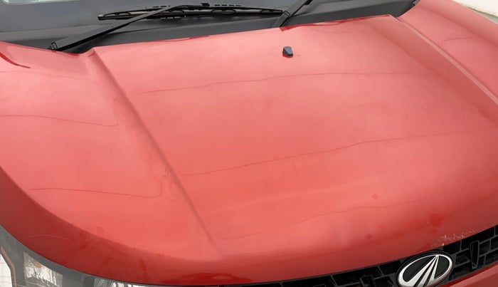 2016 Mahindra Kuv100 K2+ 6 STR, Petrol, Manual, 55,764 km, Bonnet (hood) - Slightly dented