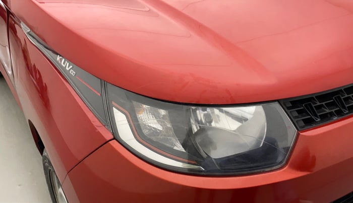 2016 Mahindra Kuv100 K2+ 6 STR, Petrol, Manual, 55,764 km, Right headlight - Minor scratches