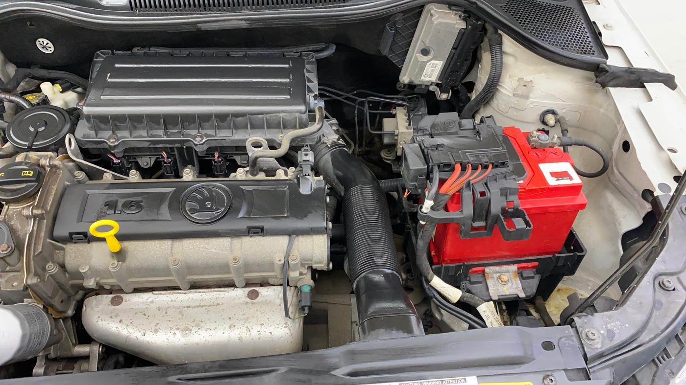 2019 Skoda Rapid 1.6 MPI ACTIVE, Petrol, Manual, 42,603 km, Engine View - Left