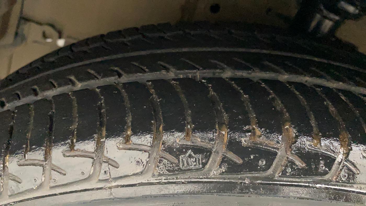 2014 Maruti Celerio VXI AMT, Petrol, Automatic, 47,102 km, Left Front Tyre Tread