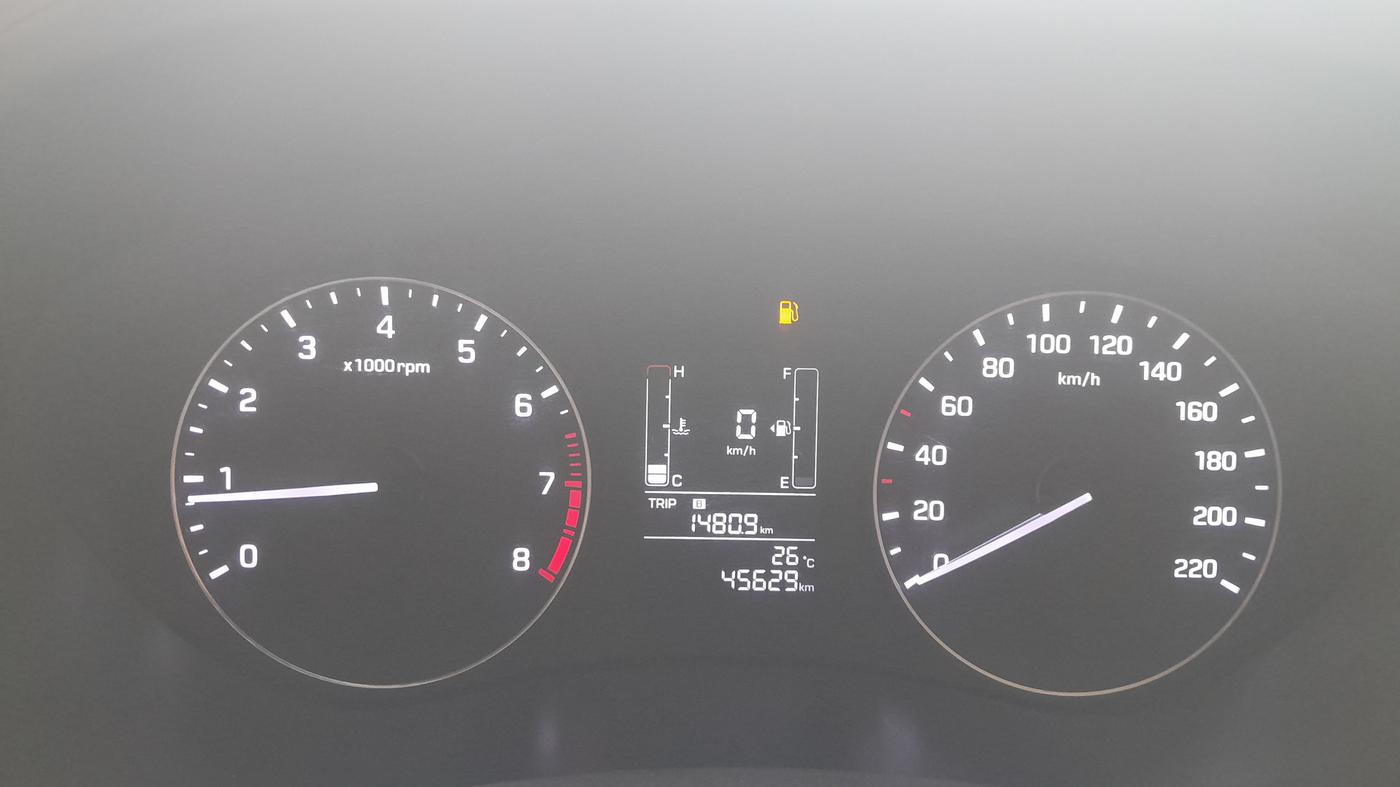2015 Hyundai Elite i20 SPORTZ 1.2 (O), Petrol, Manual, 45,599 km, Odometer Image