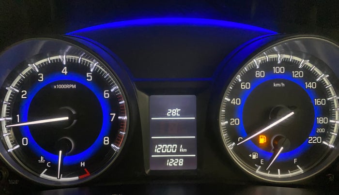 2018 Maruti Baleno DELTA PETROL 1.2, Petrol, Manual, 1,20,009 km, Odometer Image