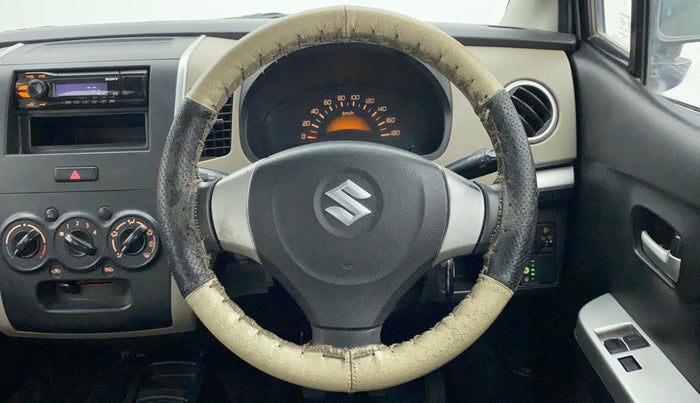 2014 Maruti Wagon R 1.0 LXI CNG, CNG, Manual, 86,774 km, Steering Wheel Close Up
