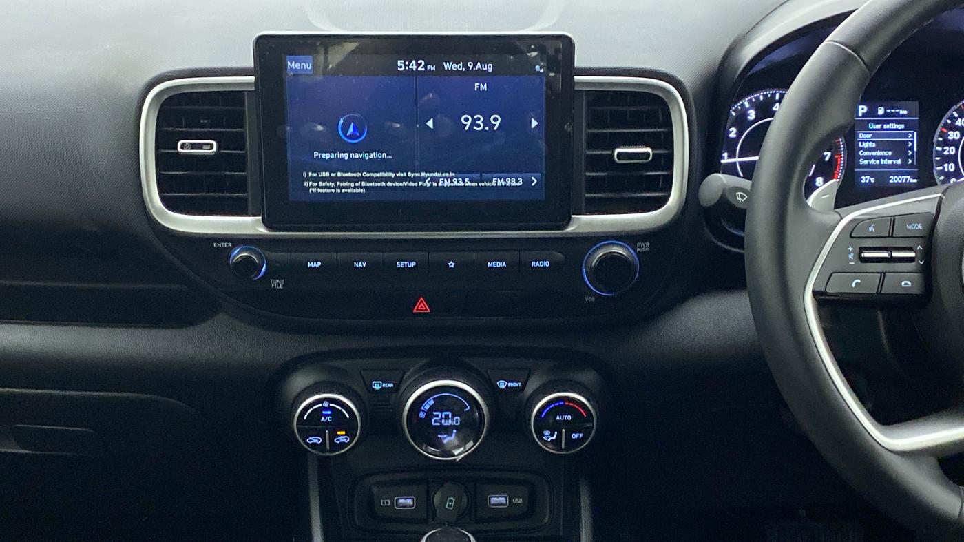 2022 Hyundai VENUE SX PLUS 1.0 TURBO DCT, Petrol, Automatic, 20,077 km, Air Conditioner
