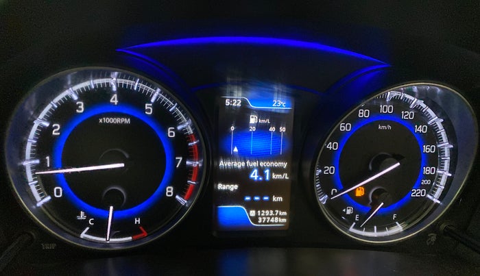 2017 Maruti Baleno ALPHA 1.2 K12, Petrol, Manual, 37,868 km, Odometer Image