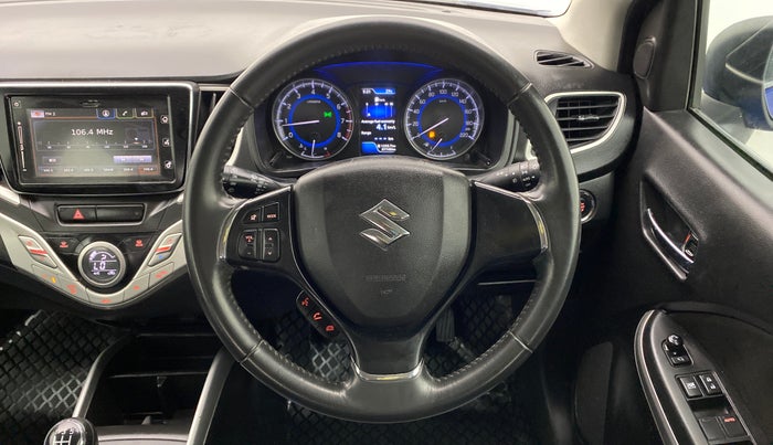 2017 Maruti Baleno ALPHA 1.2 K12, Petrol, Manual, 37,868 km, Steering Wheel Close Up