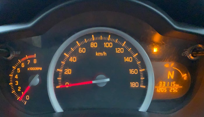 2016 Maruti Celerio VXI AMT, Petrol, Automatic, 33,114 km, Odometer Image