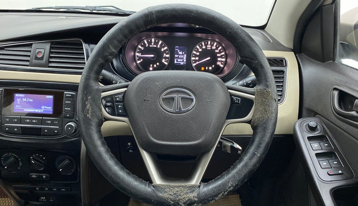 2014 Tata Zest XM RT, Petrol, Manual, 47,710 km, Steering Wheel Close Up