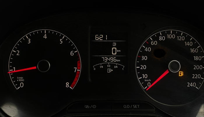 2016 Volkswagen Polo COMFORTLINE 1.2L, Petrol, Manual, 73,493 km, Odometer Image