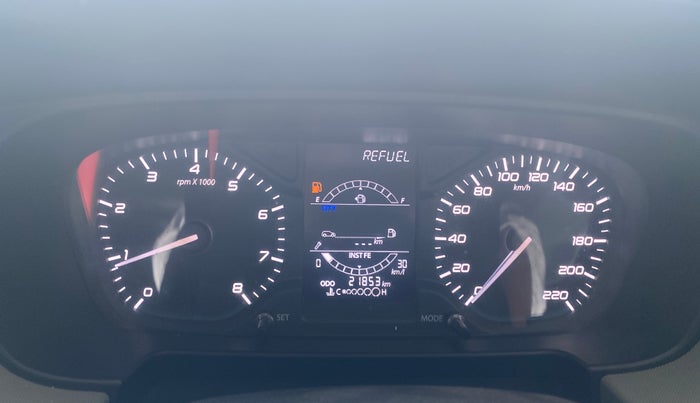 2023 Tata PUNCH ADVENTURE MT, Petrol, Manual, 21,817 km, Odometer Image