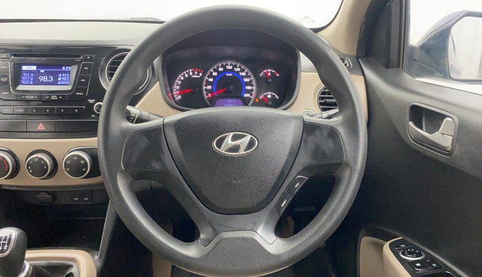 2013 Hyundai Grand i10 SPORTZ 1.2 KAPPA VTVT, Petrol, Manual, 67,397 km, Steering Wheel Close Up